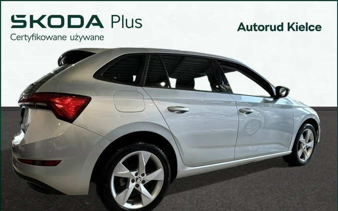 Skoda Scala cena 56900 przebieg: 148343, rok produkcji 2019 z Pabianice małe 154